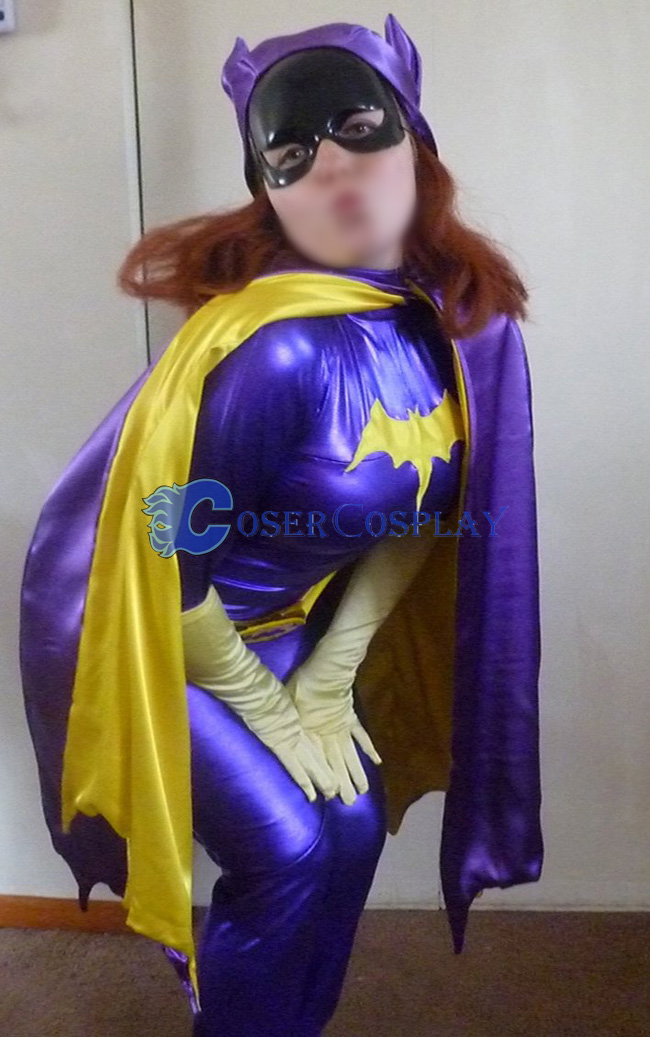 Batman Costume Sexy Batgirl Purple